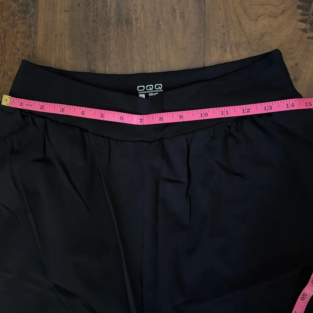 OQQ PALAZO WIDE LEGS XL HIGH WAISTED
